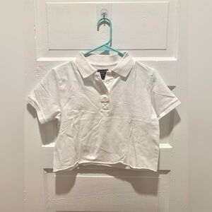 Abercrombie & Fitch Cropped Polo Shirt